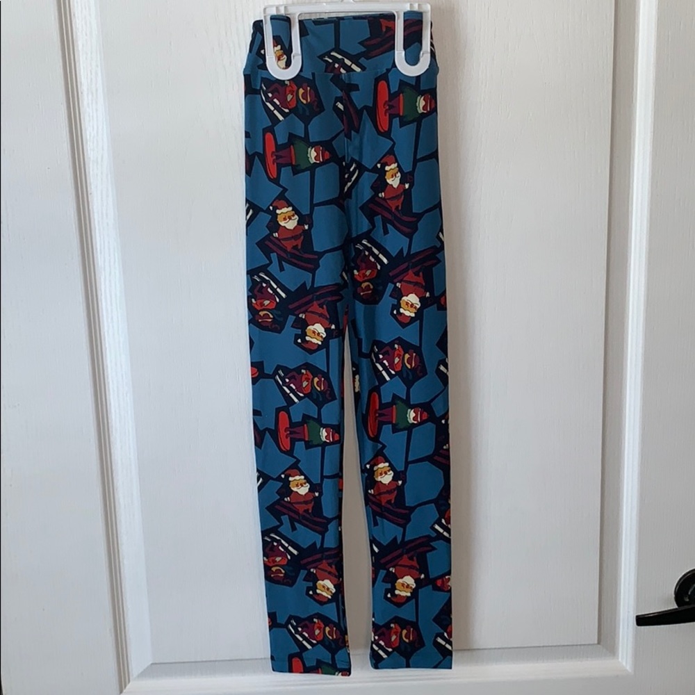 LULAROE KIDS LEGGINGS-CHRISTMAS-SIZE L/XL